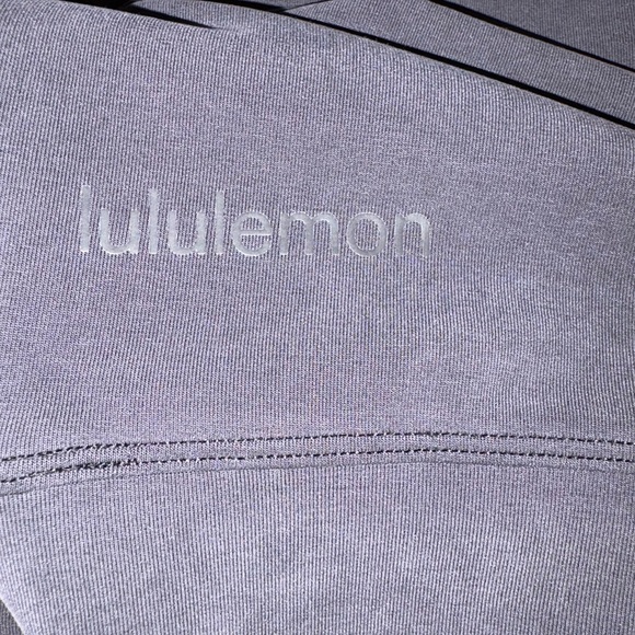 Lululemon perfectly oversized cropped crew Softstreme black sz 2 - Picture 4 of 6